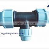 Good Quality PP Pipe Fitting Mold /PP Reducing Tee thumbnail-1