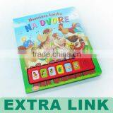 Button Recordable Sound Book For Kids Pre-School Education