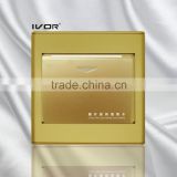 Good Quality Hotel RFID Card Energy Saver Key Card Power Switch Insert Any Card for Power SK-ES2300N Champagne Gold