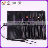 Seven-piece High-grade Goat/Nylon Brush Set With Black Cosmetic Bag thumbnail-5