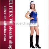 High-quality Wholesale Hot Fashion Unique Woman Blue Christmas Snowman Costume thumbnail-1