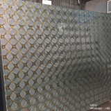 Ice Acid Glass,ice Flower Decorative Glass, Backlit Background/ Ceiling Art Glass, Ice Acid Etched Glass thumbnail-2