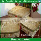 FD - 158291Natural Handicrafts Bamboo Gift Basket With Liner thumbnail-1