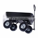 Outdoor Carry Usage Wood Handy Plastic Tray Dump Tool Hand Trailer