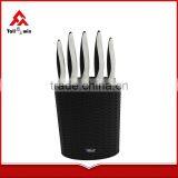 Good Quality Kitchenware Knife Set With Hollow Handle in Acrylic Block thumbnail-5