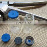 100sets/ Lot 10ml Glass Vials+20mm Vial Stopper + 20mm Flip off Caps + 1pcs 20mm Vial Crimper,manual Capping Machine thumbnail-2