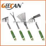 Professional Cheap 5pcs Metal Garden Tool Set With Soft Plasti Handle thumbnail-4