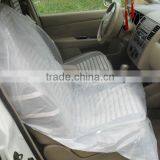 LDPE White Color Plastic Disposable Car Seat Cover thumbnail-1