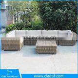 Hot Sale Hand Weave Rattan Outdoor Furniture Sofa Set thumbnail-2