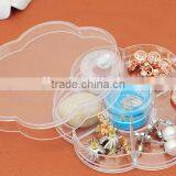 Plum Blossom Shape 7Lattice With Cover Storage Box thumbnail-4