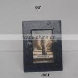 Grey Enamel Painted Cast Aluminium Photo Frame Available in All Colours thumbnail-1