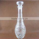 Glassware, Glass Wine Bottle With Lid thumbnail-1