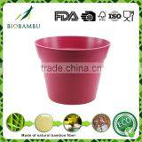 Wholesale Reusable Environmental Bamboo Fiber Garden Flower Pot thumbnail-4