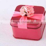 Square Metal With Rose Ribbon/gift Box thumbnail-2
