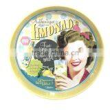 Round Printing Metal Serving Tray/ Party Tray thumbnail-4