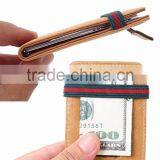 RFID Blocking Bifold Slim Wallet With Pull Tab Sleeves and Money Clip thumbnail-2