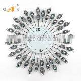 Custom Good Quality Lower Price Crystal Clear Design Wall Clock thumbnail-2