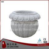 Natural Polished Granite Garden Plant Pots thumbnail-1