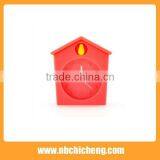 Houses Shape Small Needles Silicone Travel Alarm Clock thumbnail-5