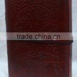 Handmade Vintage Strip Closer Embossed Leather Diary thumbnail-1