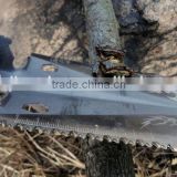 High-Tech Multifunction Compact Fishing Fillet Knife Shovel Hoe Saw Fire Flint thumbnail-4