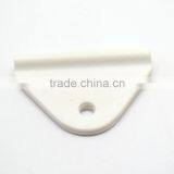 2" Plastic Chafe In White, Chafe Tab for Bags or Travelware, Nylon Flat Chafe Tab for Bag Accessories thumbnail-3