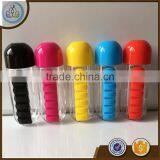 New Creative Daily Pill Box Organizer Bottle Outdoor Travel Water Bottle thumbnail-1