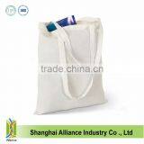 Wholesale Promotional Shopping Reusable Tote Plain White Cotton Bag thumbnail-1
