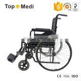 Topmedi Manual Hospital Chair Steel Wheelchair for Handicapped Person thumbnail-2