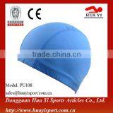 PU Stripes Water Quality Lycra Polyester Sport Swimming Caps thumbnail-2