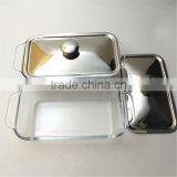 Food Warmer For Catering Buffet Chafer Glass Chafing Dish thumbnail-4