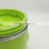 Round Shape Stainless Steel Takeaway Food Container With Handle thumbnail-2
