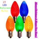 Decorative C7 0.5w E12 Colorful Led Candle Light Lamp of Christmas Decoration thumbnail-2