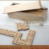Personalized Wooden Domino Game With Aircraft Theme Wooden Box thumbnail-2