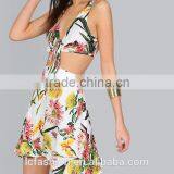 Sexy Summer Beach Print Crop Top and Skirt Wholesale Ladies Summer Beach Clothing thumbnail-5