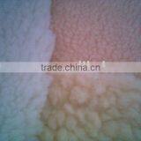 Hot Sales 100% Polyester Solid Sherpa Fabric for Winter Wear thumbnail-1