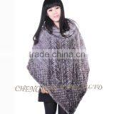 CX-B-M-33E Fashion In-stock Free Size Shawl/ Mink Fur Lady's Fur Cape thumbnail-4