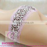 Leopard Pink Cheeky Panties With Lace thumbnail-5