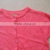 High Quality 2017 Latest Fashion Design Custom Long Sleeve V Neck Plain Cardigan Wool Sweater Design for GirlBKN5300) thumbnail-2