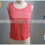 Beaded Fashion Red Colored Ladies Vest Pattern thumbnail-1