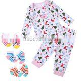 2017 Spring Long Sleeve Baby Suits Baby Clothes Gift Set Cheap Wholesale Baby Boys Girls T-shirt thumbnail-2