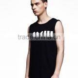 Custom Simple Printed Mens Burnout Tank Top thumbnail-2