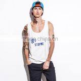 Classic Casual Print Gym Mens Stringer Singlet