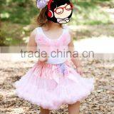 Pettiskirts Tutu Tulle Ballet Skirt for Girls Chiffon Ruffle Fluffy Pettiskirt Children Ballet Skirts thumbnail-1