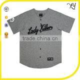 Wholesale Applique Baseball Jerseys Tees Tops Shirts Custom Baseball V-neck Jersey thumbnail-2