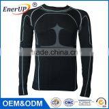 Skin Tight Mens Long Sleeve Slimming Inner Wear t Shirt for Unisex thumbnail-4