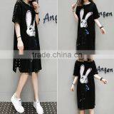 Z&M New Women Latest Fashion Dress Cartoon Dress Sheath Dress thumbnail-6