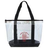 Clear Boat Tote Bag - Made From Clear Vinyl With 600 Denier Polyester Handles and Comes With Your Logo. thumbnail-2