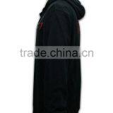 China Manufacture High Quality Tailored Made Pocket Side Zipper Hoodie thumbnail-3