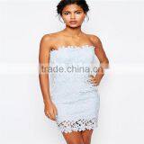 Arrival African Female Prom Party Dress for Party Bodycon Fit Lace Embroidered Prom Dress for OEM thumbnail-2